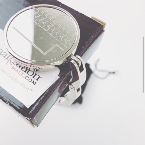 NEW Lauren silver foldable purse handbag hook - Picture 2 of 5